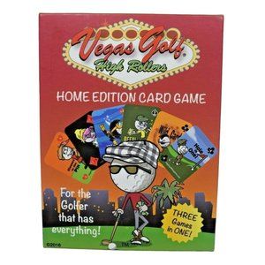 Vegas Golf High Rollers Home Edition Card Game 3 Games in 1